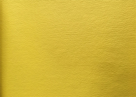 China Furniture Yellow PVC Vinyl Fabric Synthetic Leather Breathability distributor