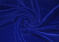 Best Royalblue Polyester Micro Velvet Fabric Hgih Density Anti-Static for sale